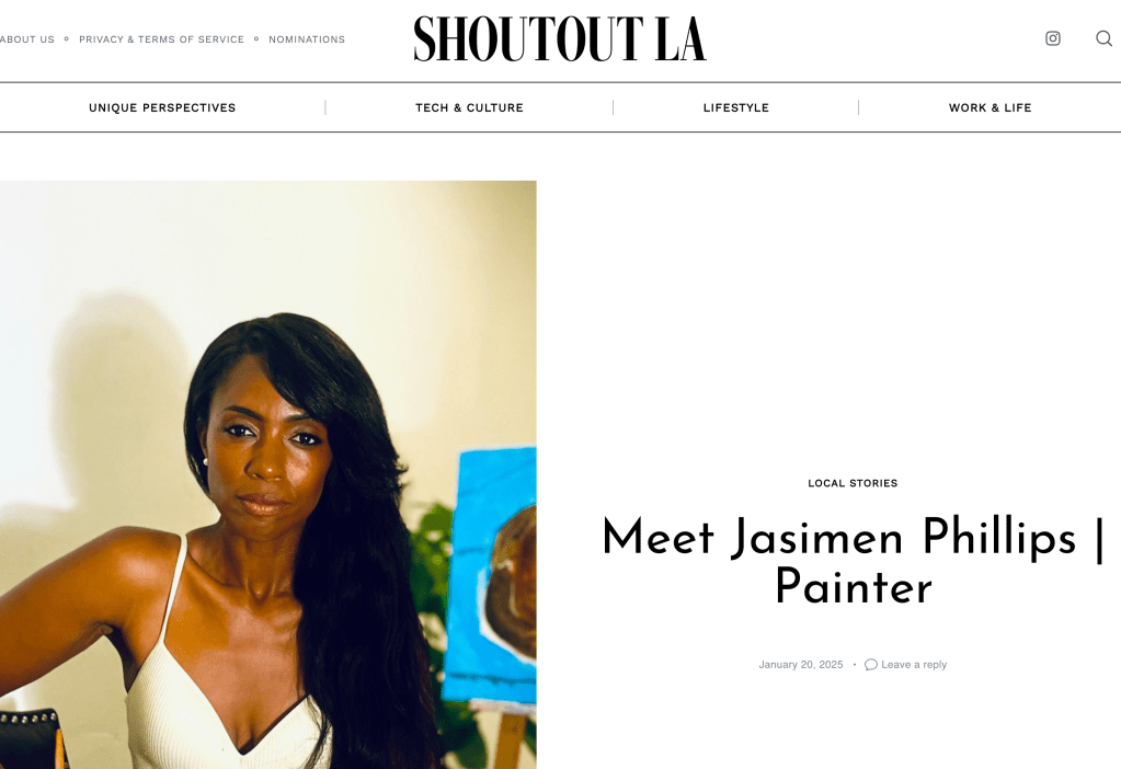 Meet Jasimen Phillips, a rising star in contemporary art from Los Angeles. 
